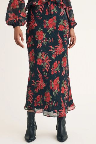 Nobody's Child Floral Skirt