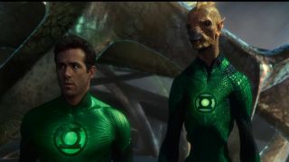 Ryan Reynolds as an official member of the Green Lantern Corps in the movie, Green Lantern