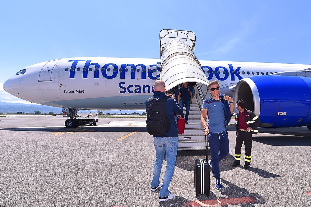 Marcel Kittel arrives in Italy during the first rest day of the 2016 Gi