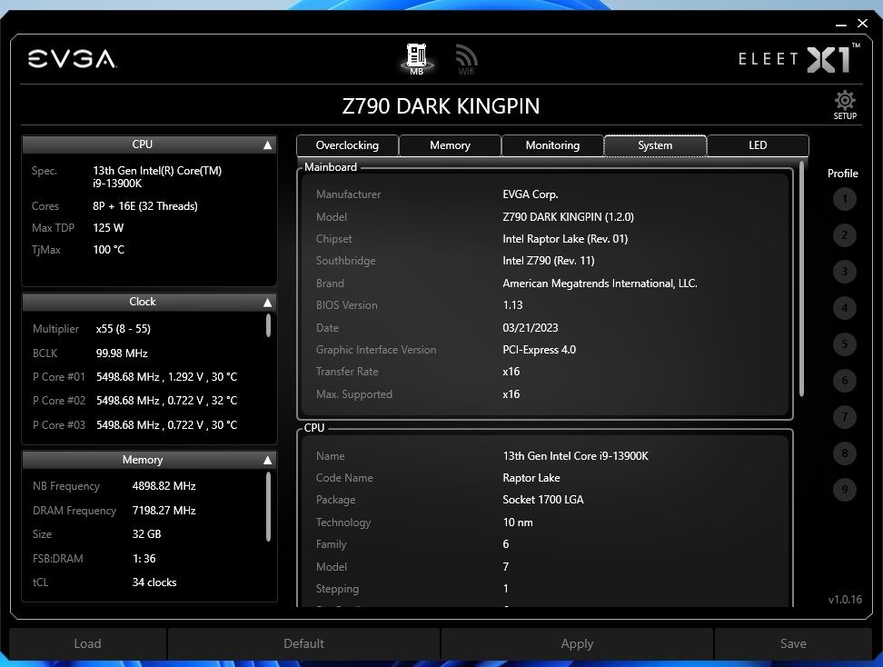 EVGA Z790 Dark Kingpin
