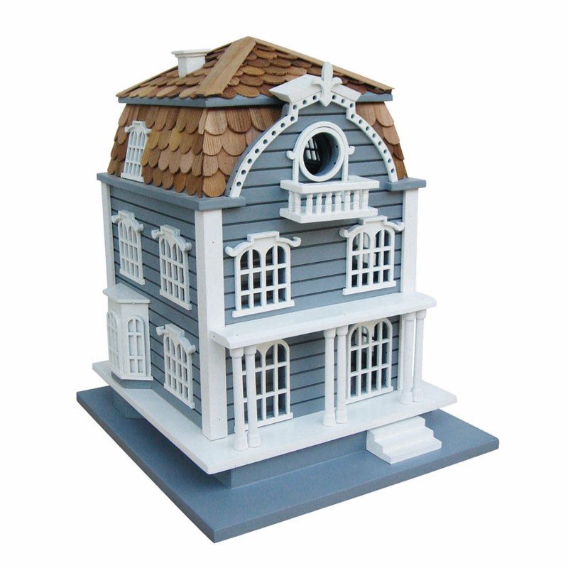 Home Bazaar Signature Series Sag Harbor 11 in X 10.5 in X 13 in Birdhouse & Reviews | Wayfair