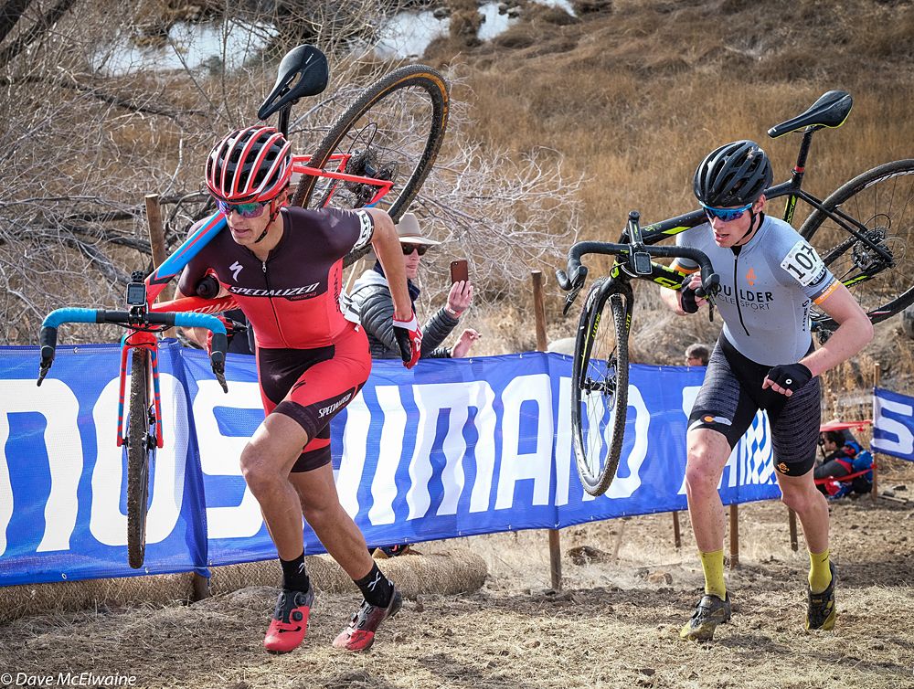 Chris Blevins (Specialized) chasing the leaders during the second lap