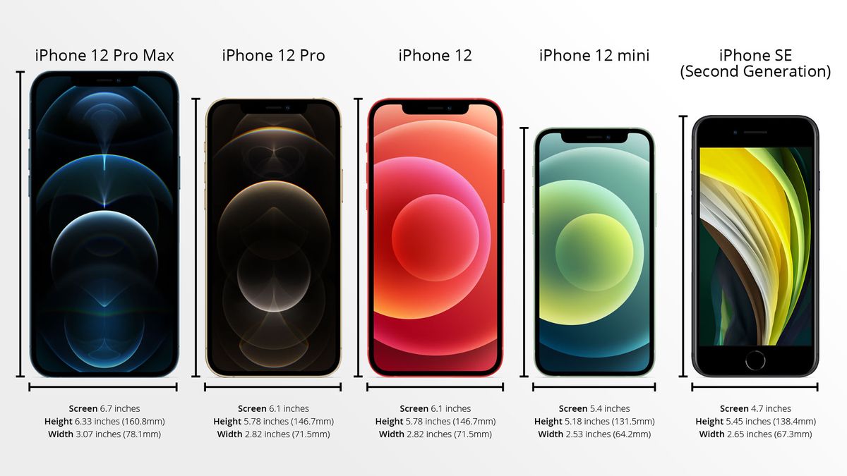 Apple Iphone 11 Size Comparison Chart