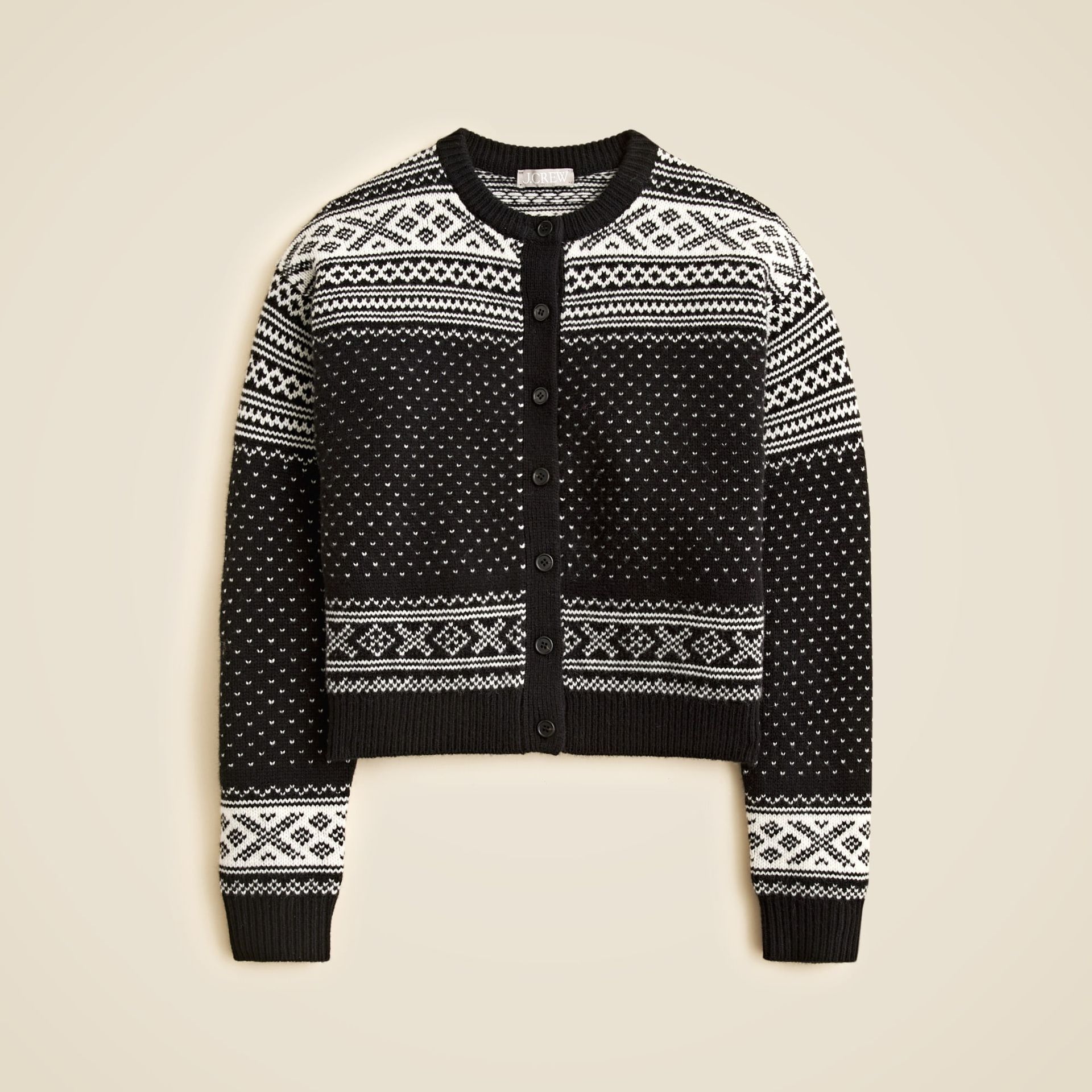 Fair Isle Cardigan in Vintage Wool