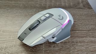 Logitech G502 X Plus review: gaming mouse from the front