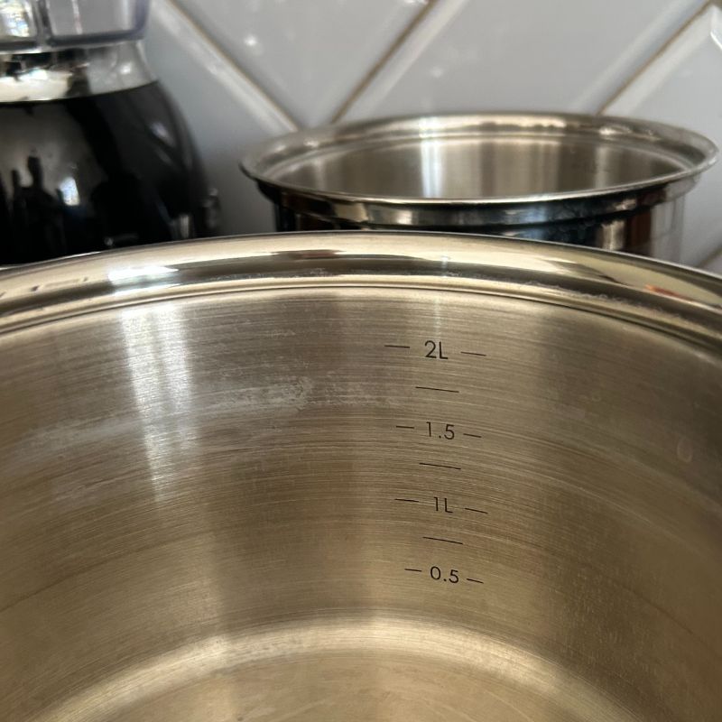 John Lewis Classic 5 Piece Pan inside measurements