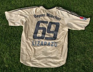 Bixente Lizarazu's No.69 shirt, worn at Bayern.