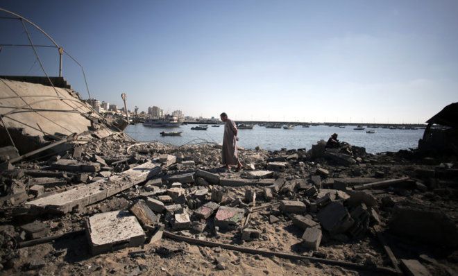 Gaza ruins