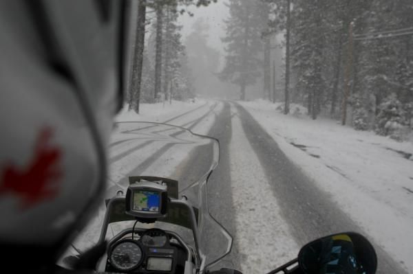 As the elevation got higher so did the amount of snow