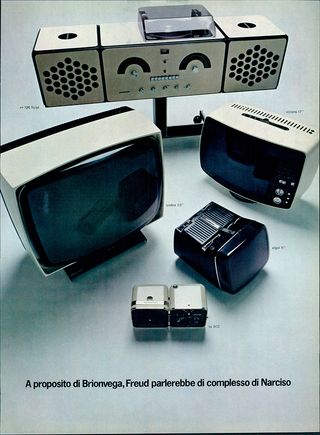 The classic Brionvega range of electronics