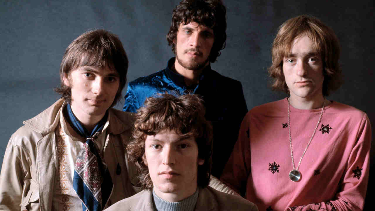 Traffic posing for a photograph in 1967