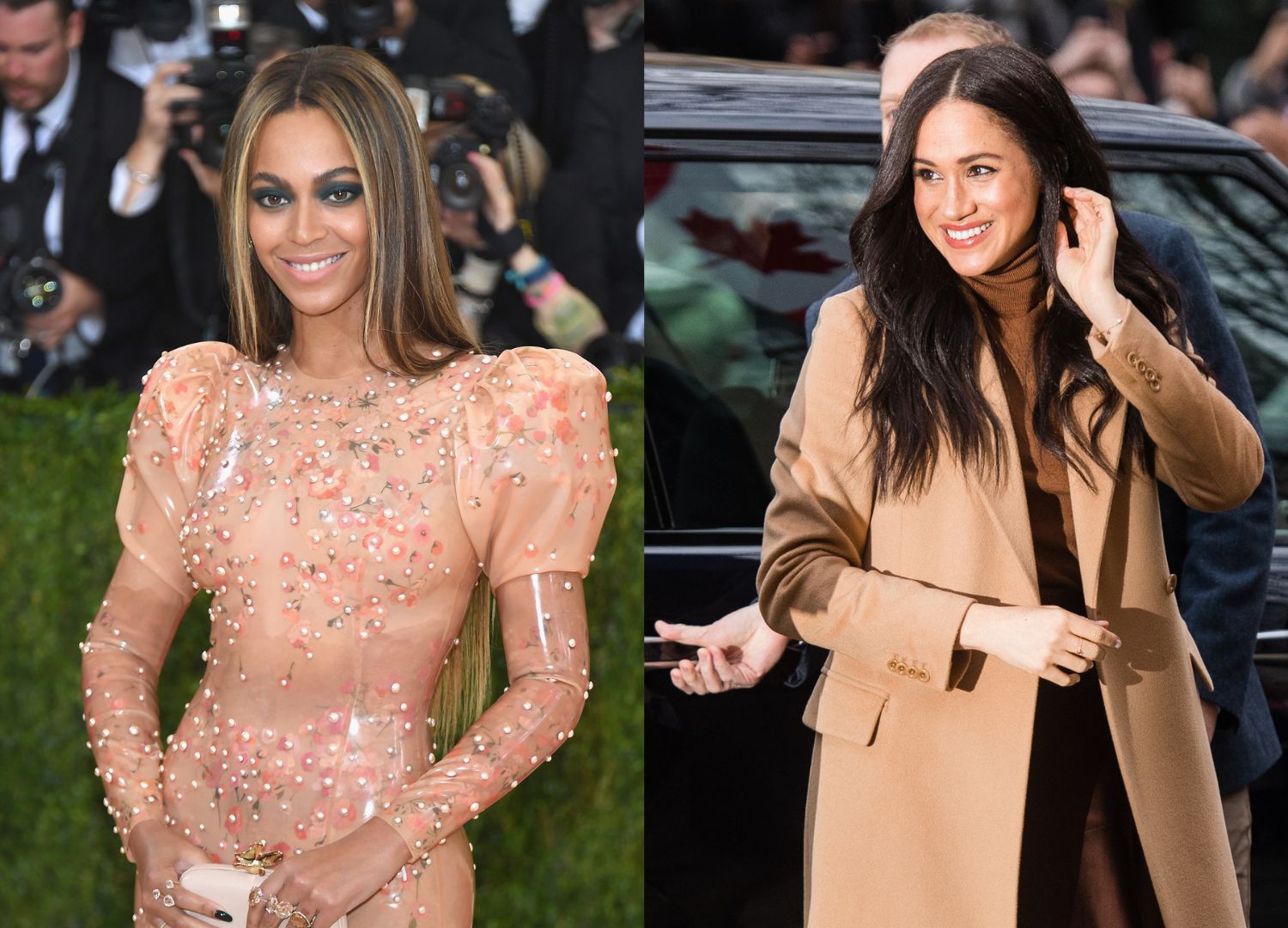 Image of Beyonce and Megan Markle