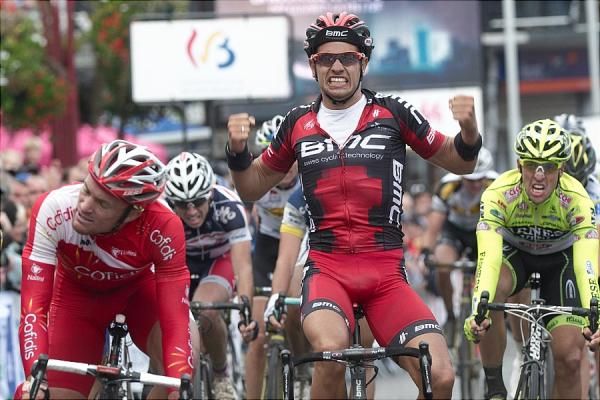 Adam Blythe (BMC) wins the sprint