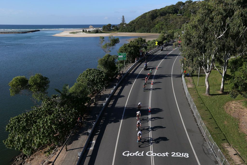 The race was taking place on Australia's Gold Coast