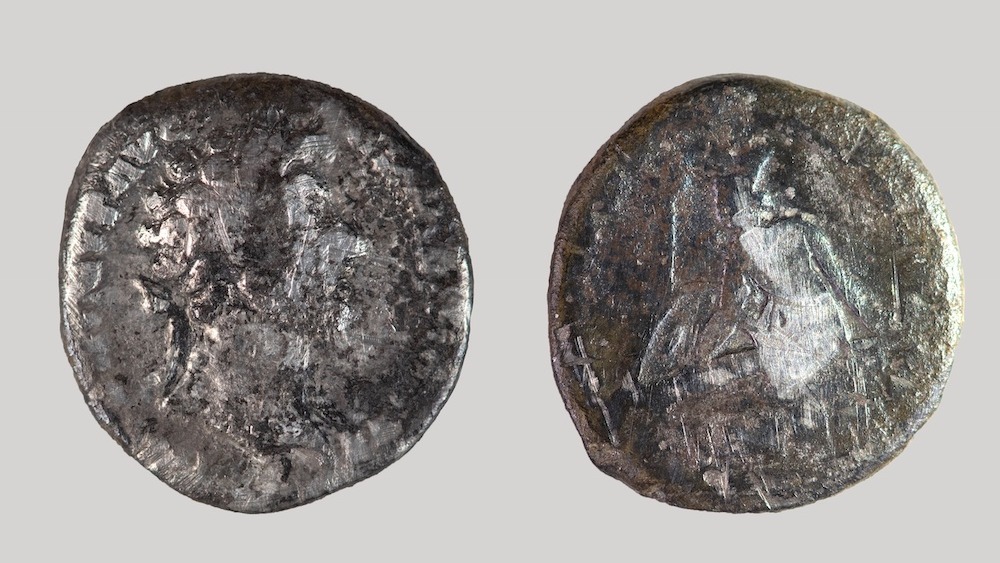 8-year-old reveals Roman-era silver coin in class sandbox