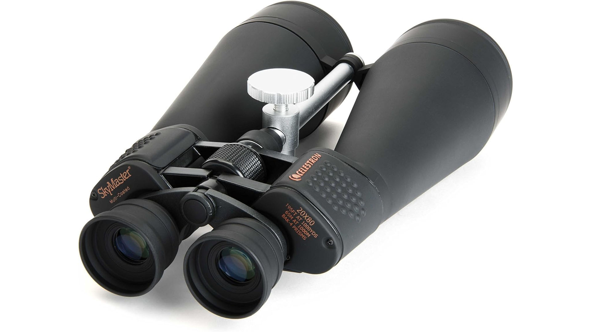 A pair of Celestron Skymaster 20x80 binoculars