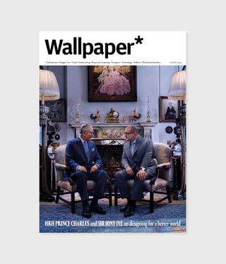 Prince Charles and Jony Ive photographed by Nick Knight for the Wallpaper* magazine August 2022 front cover