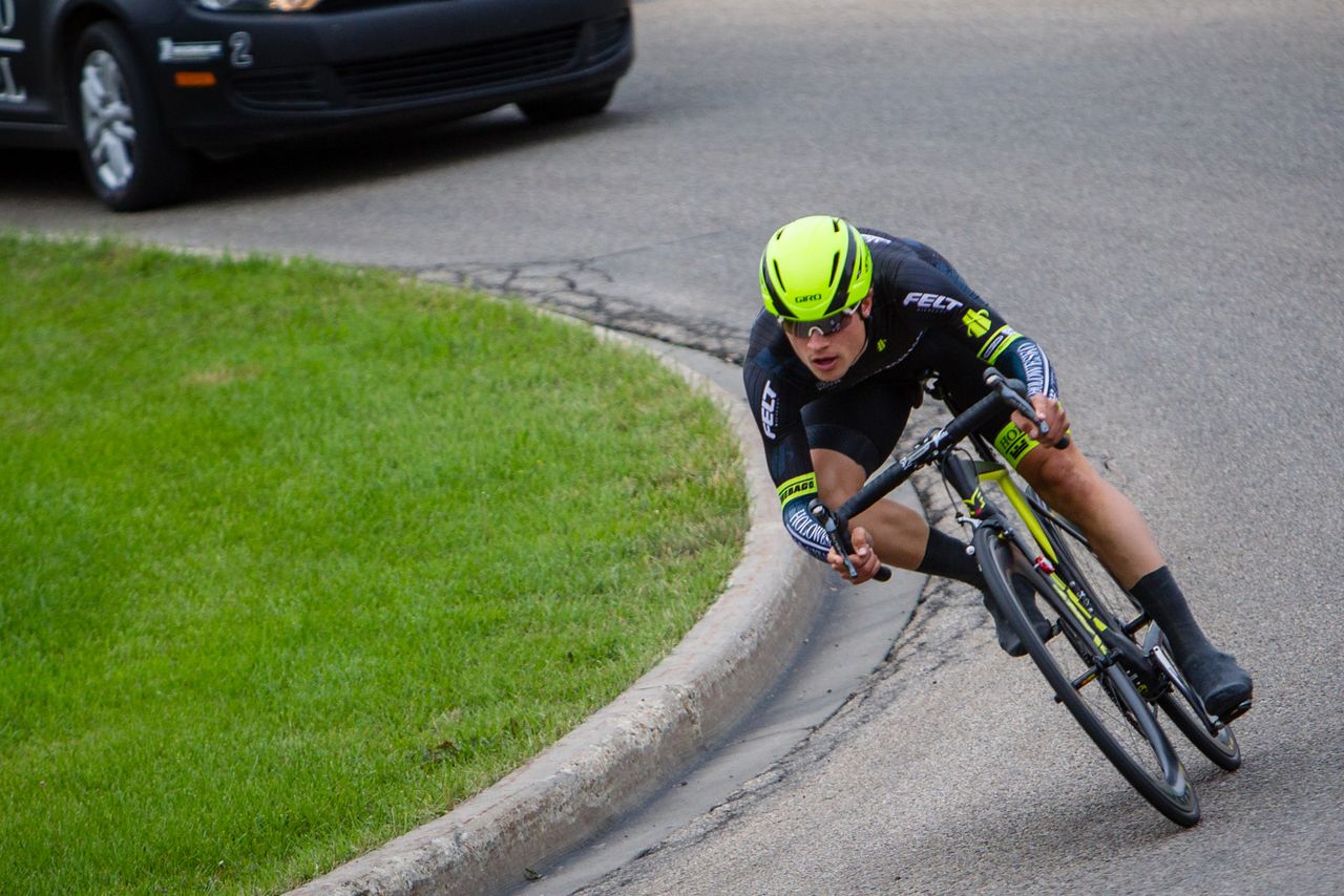 Robin Carpenter (Holowesko) putting in a strong ride in the TT