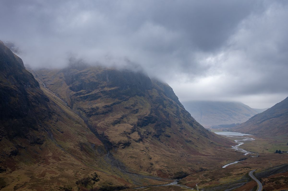 A mountain in Glencoe, Scotland