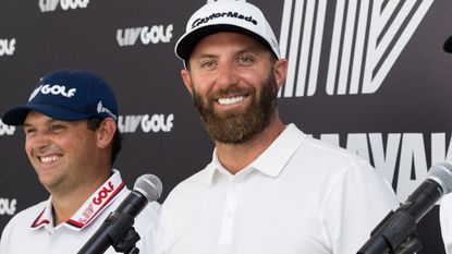 Dustin Johnson in Mexico at the opening LIV Golf League events of 2023