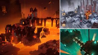 Minecraft Dungeons Flames Of The Nether Dlc Concept Art