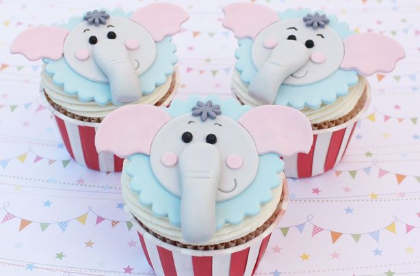 Elephant cupcakes