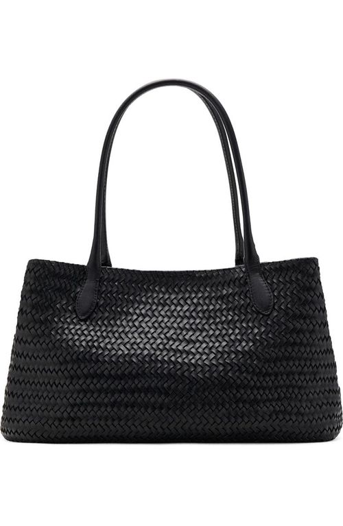 Braided Leather Shoulder Bag