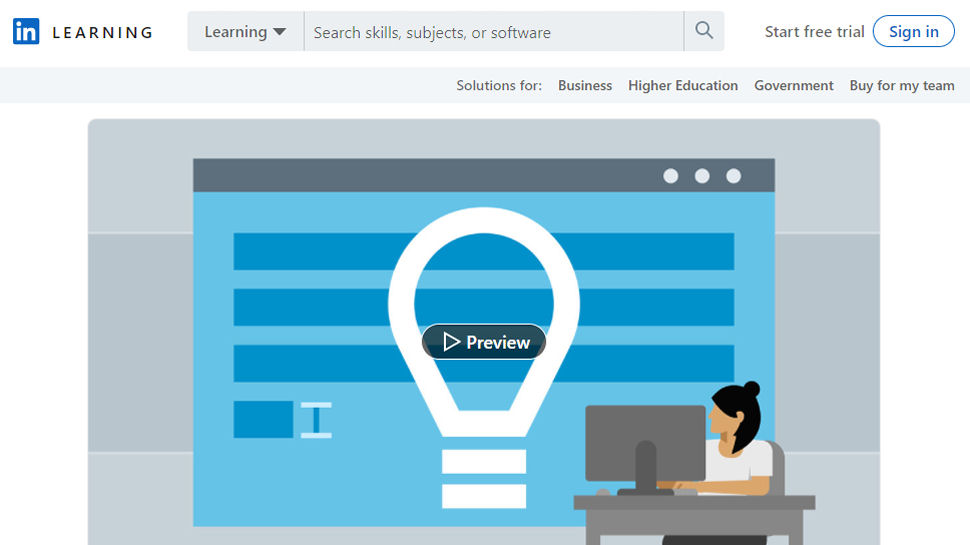 Screenshot di LinkedIn Learning