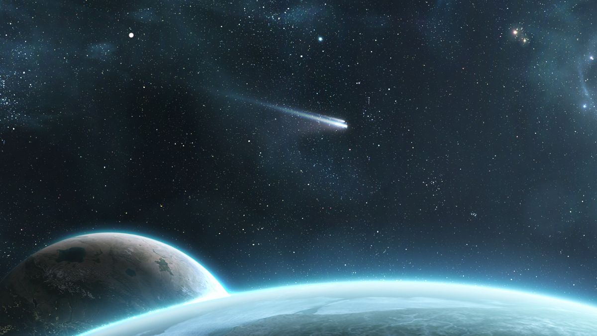 Komety „odbijające” mogą być w stanie rozprzestrzeniać życie w całym wszechświecie