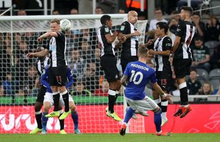 James Maddison's deflected free-kick gave his side the lead