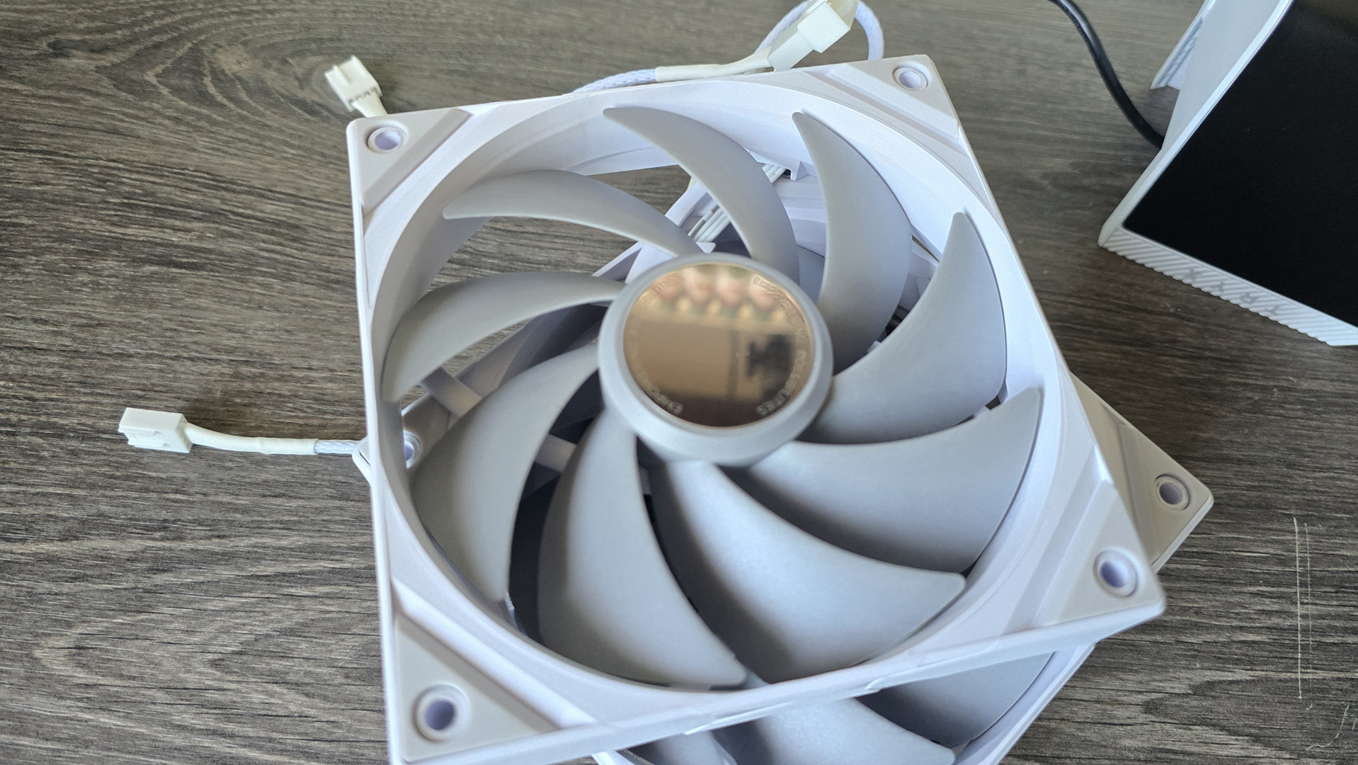 Tryx Panorama 360 liquid cooler installed on a test bench.