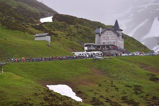Beautiful scenery at the Tour de Suisse stage 6