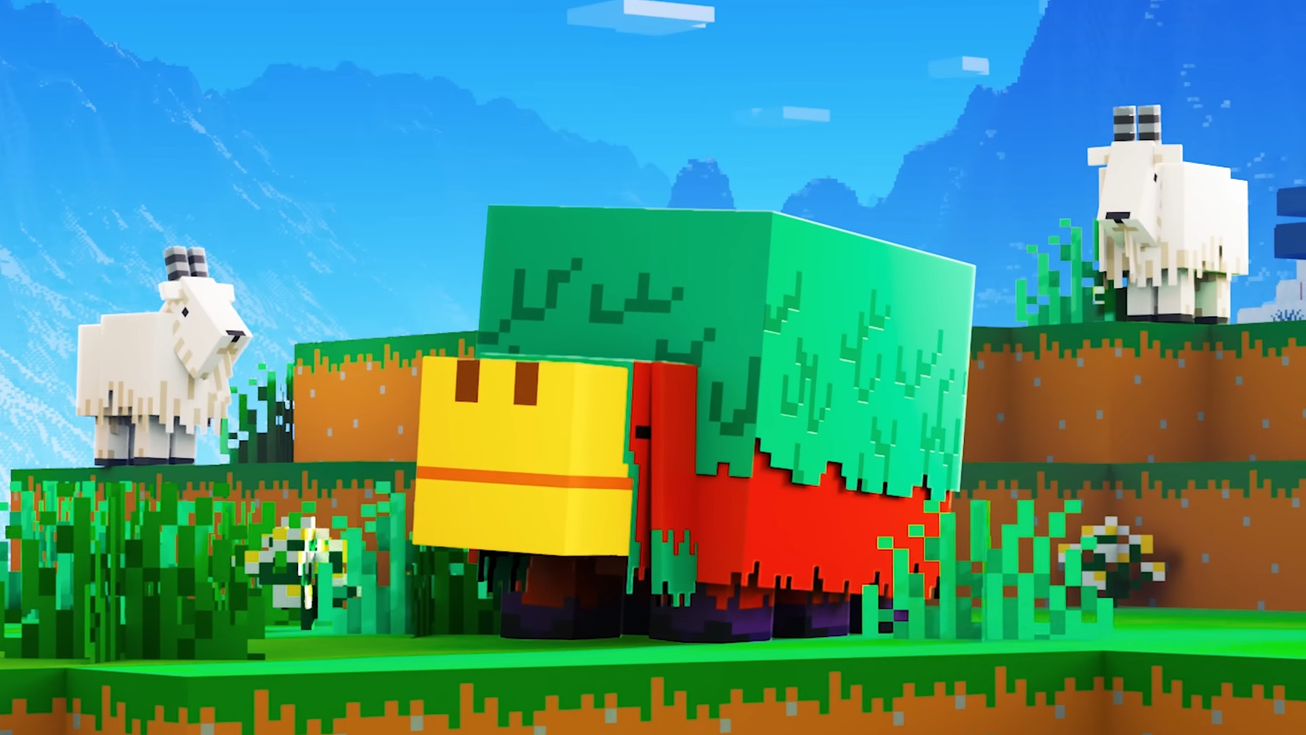 What were the original Minecraft mobs?