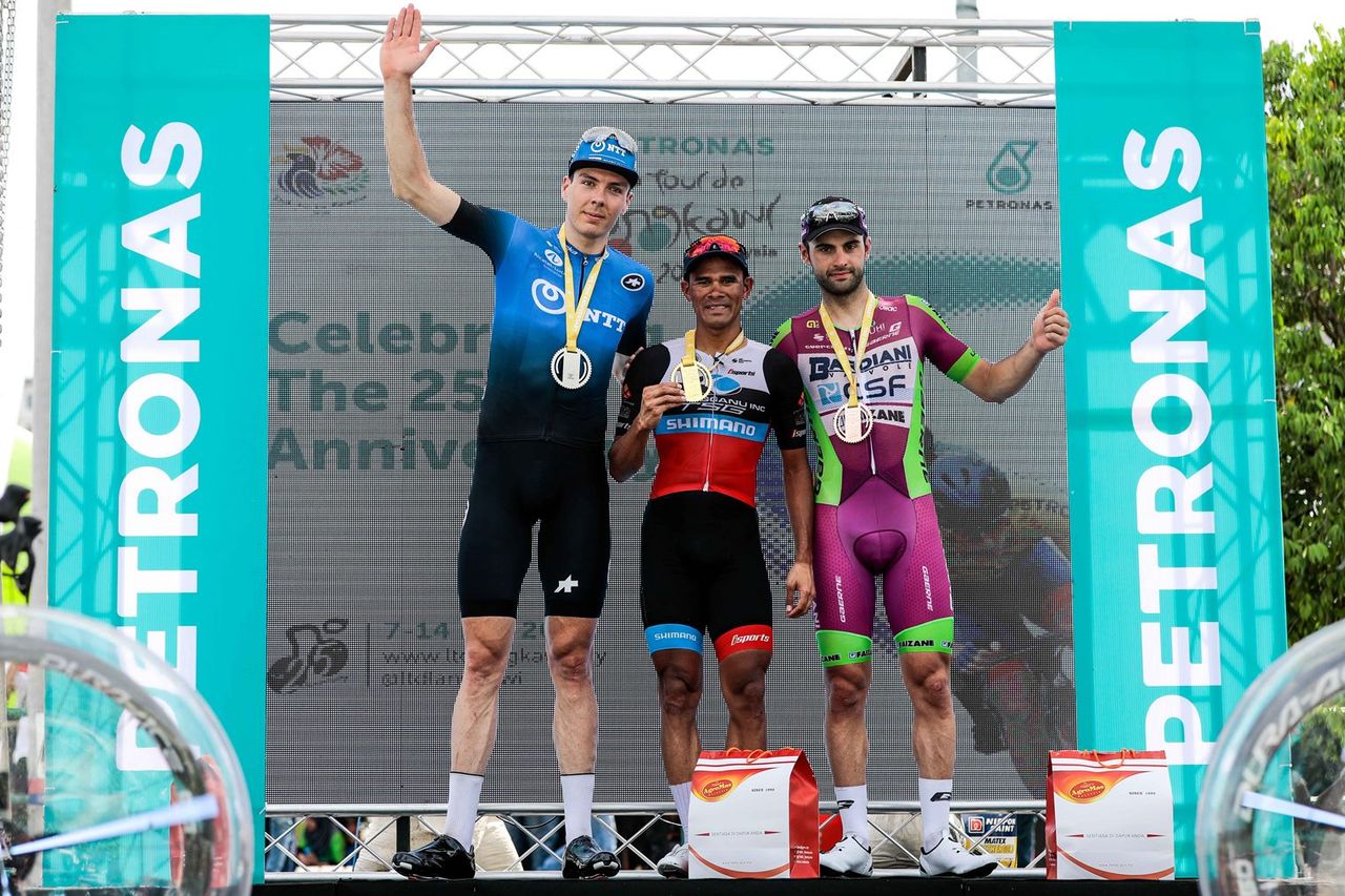 Harrif Saleh became the first ever Asian to win two stages of Le Tour de Langkawi