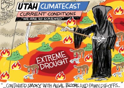 U.S. Utah fires climate change