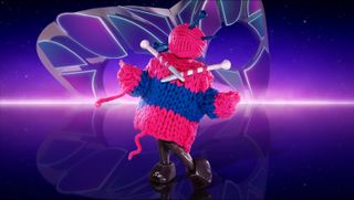 Knitting costume for The Masked Singer UK