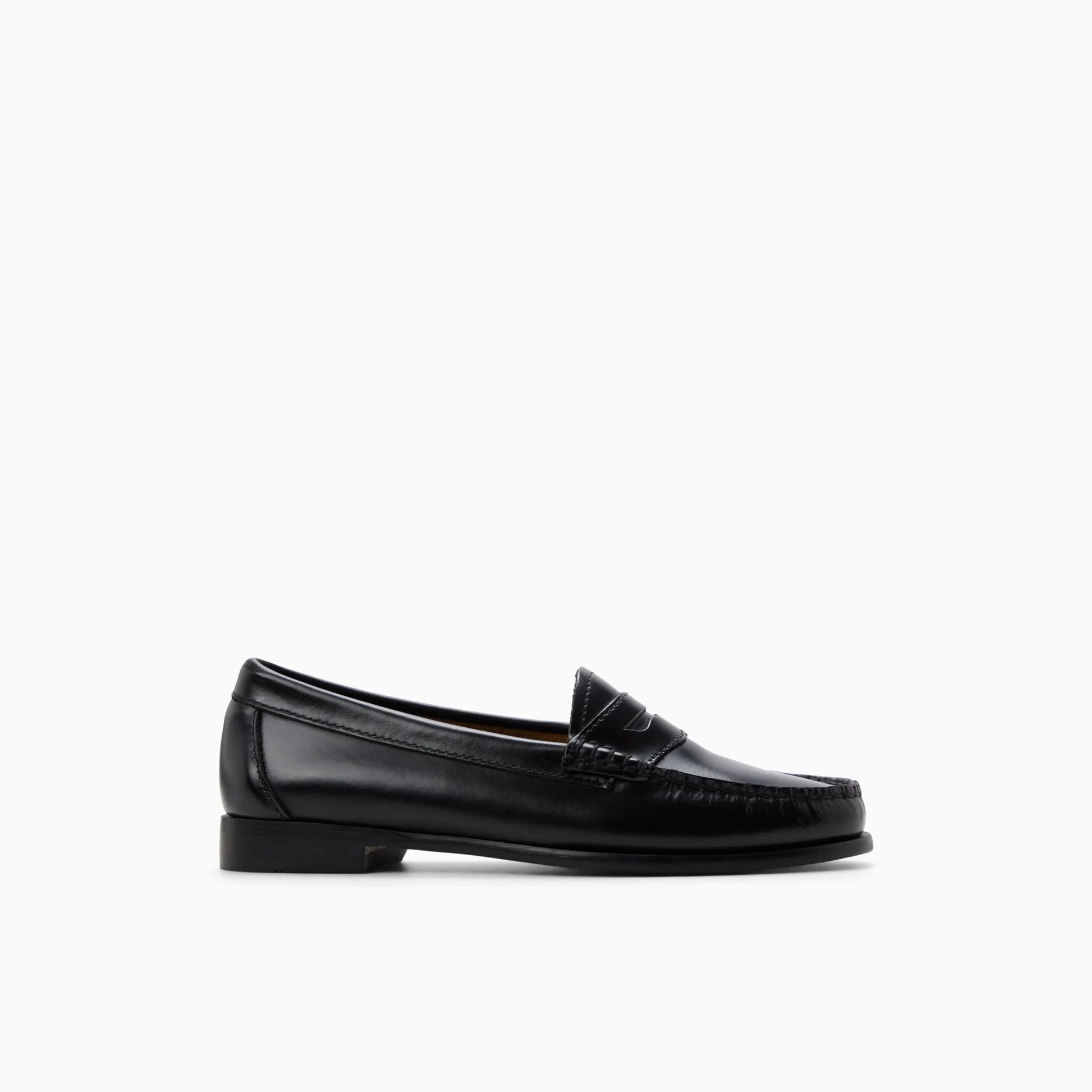 G.H. Bass black leather loafers