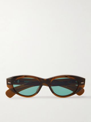 Krasner Cat-Eye Frame Acetate Sunglasses