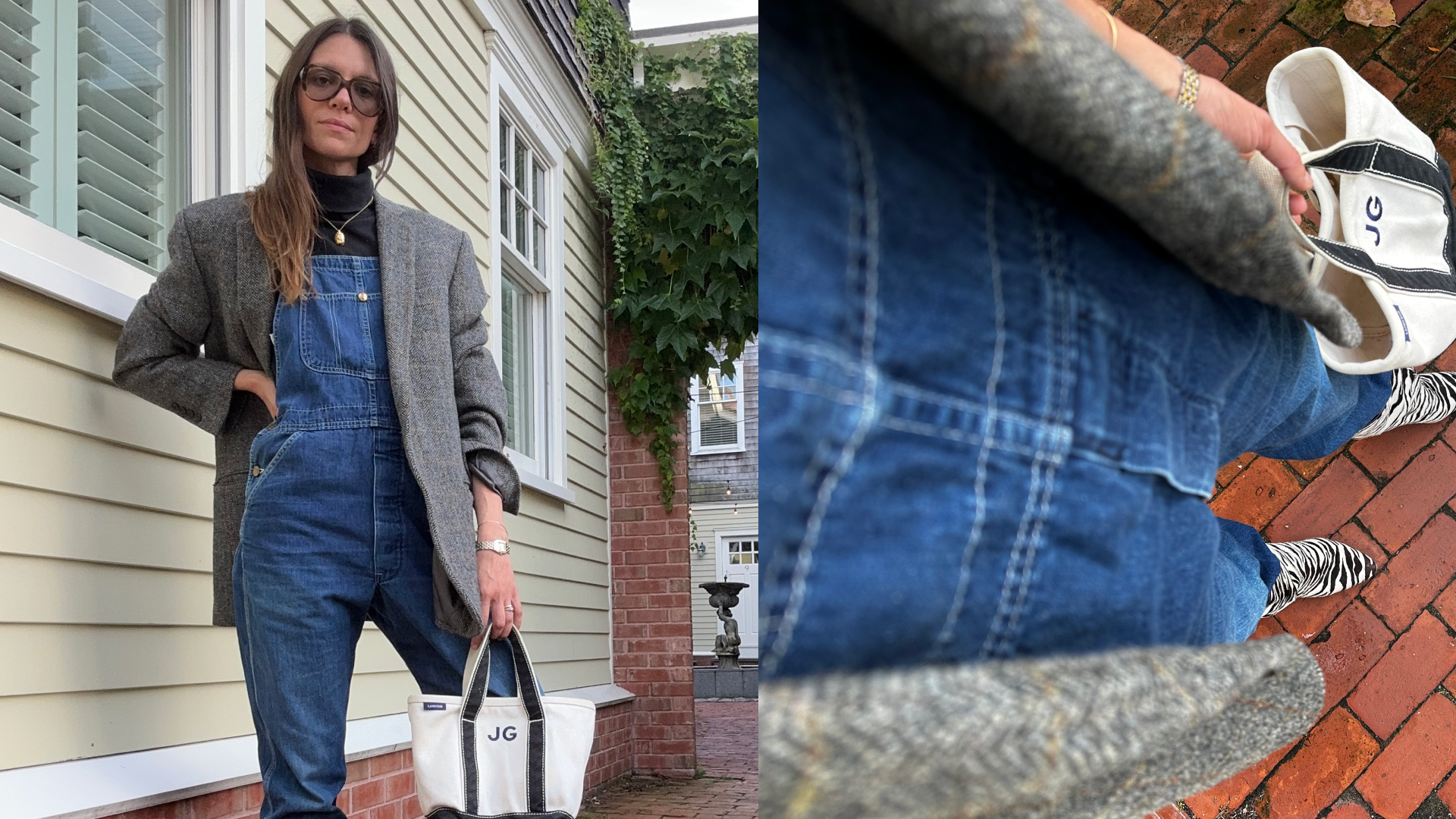 julia gall how to wear overalls
