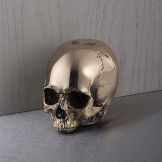 skull doorstop