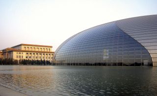 National Grand Theatre in Beijing by architect Paul Andreu