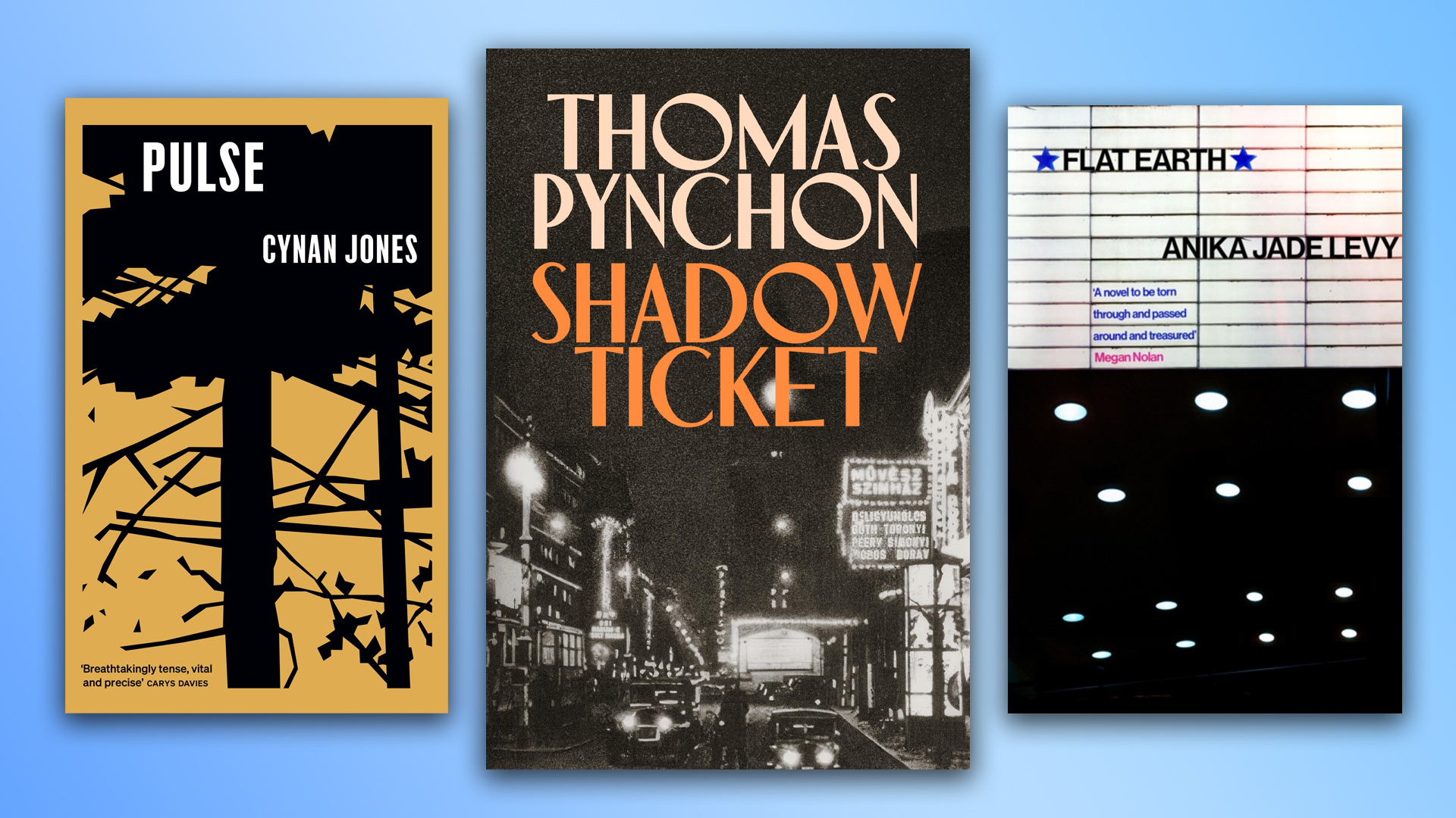 A selection of winter 2025 fiction book releases