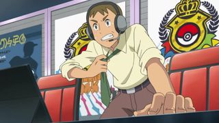 The World Coronation Series announcer seen in the Pokemon anime series.