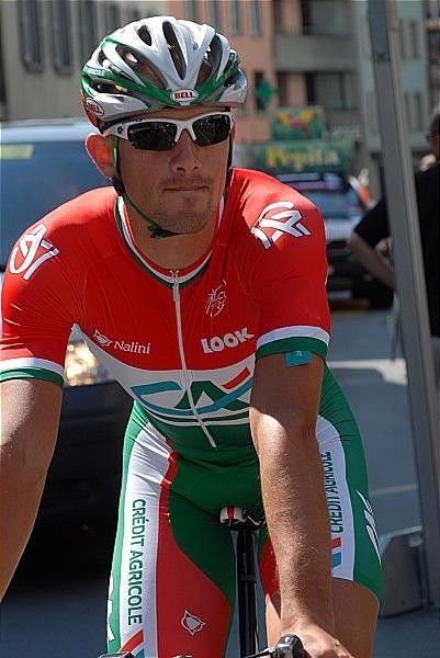 Laszlo Bodrogi (Cr&eacute;dit Agricole) relaxed before the start.