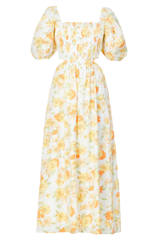 Faithfull The Brand Loucetta Floral-Print Midi Dress - selfridges