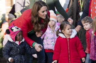 kate middleton sweet moment christmas day out