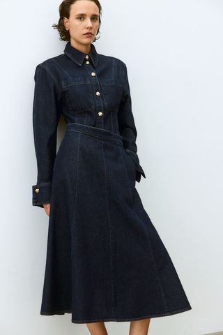 A-Line Denim Skirt