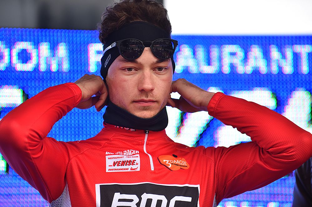 Loic Vliegen (BMC Racing Team) wins the red mountain jersey