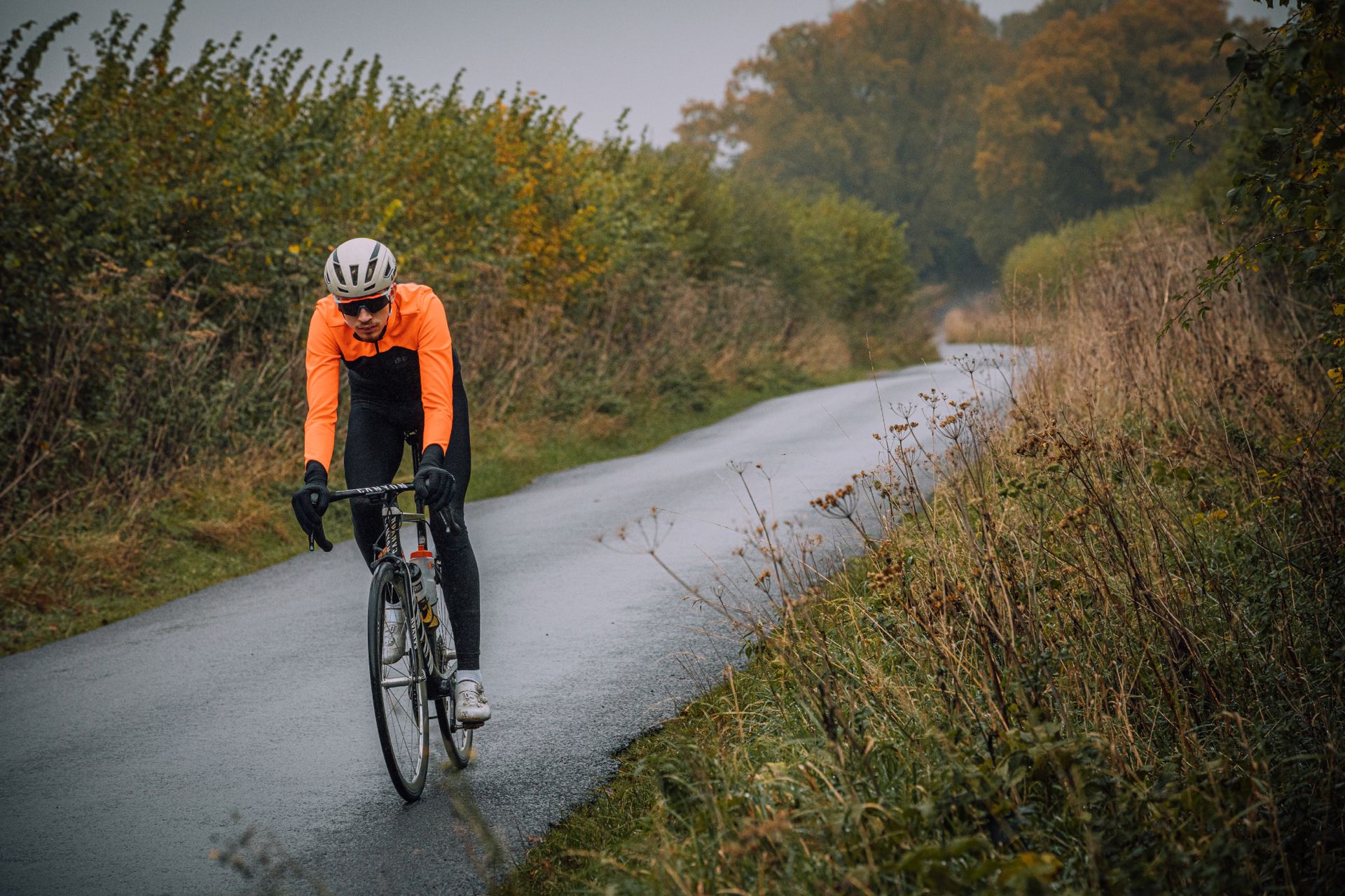Image shows a rider completing an endurance cycling training plan for fitness gains