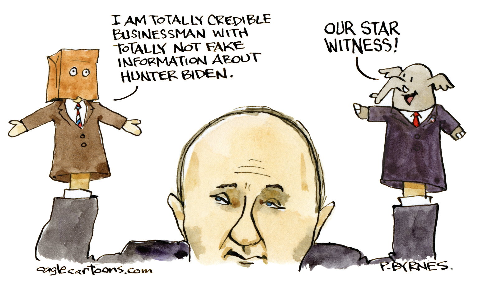 Political cartoon